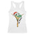 Funny Christmas Dinosaur Racerback Tank Top Ew People Xmas Gift - Wonder Print Shop