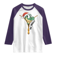Funny Christmas Dinosaur Raglan Shirt Ew People Xmas Gift - Wonder Print Shop