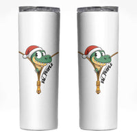 Funny Christmas Dinosaur Skinny Tumbler Ew People Xmas Gift