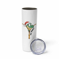 Funny Christmas Dinosaur Skinny Tumbler Ew People Xmas Gift