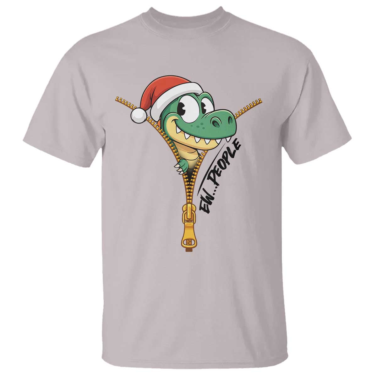 Funny Christmas Dinosaur T Shirt Ew People Xmas Gift - Wonder Print Shop