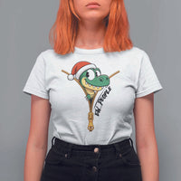 Funny Christmas Dinosaur T Shirt For Women Ew People Xmas Gift - Wonder Print Shop