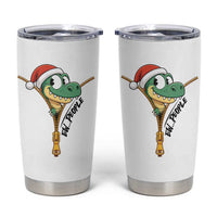 Funny Christmas Dinosaur Tumbler Cup Ew People Xmas Gift