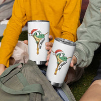 Funny Christmas Dinosaur Tumbler Cup Ew People Xmas Gift