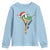Funny Christmas Dinosaur Youth Sweatshirt Ew People Xmas Gift - Wonder Print Shop