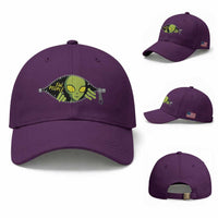 Funny Alien Baseball Cap Ew People Hater Quote