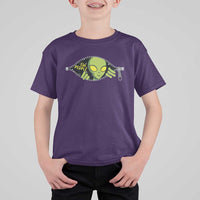 Funny Alien T Shirt For Kid Ew People Hater Quote - Wonder Print Shop