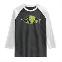 Funny Alien Raglan Shirt Ew People Hater Quote - Wonder Print Shop