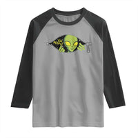 Funny Alien Raglan Shirt Ew People Hater Quote - Wonder Print Shop