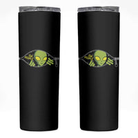 Funny Alien Skinny Tumbler Ew People Hater Quote