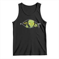 Funny Alien Tank Top Ew People Hater Quote - Wonder Print Shop
