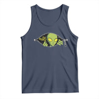 Funny Alien Tank Top Ew People Hater Quote - Wonder Print Shop