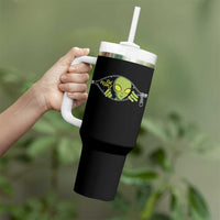 Funny Alien Tumbler With Handle Ew People Hater Quote