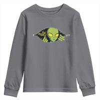 Funny Alien Youth Sweatshirt Ew People Hater Quote - Wonder Print Shop