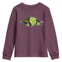Funny Alien Youth Sweatshirt Ew People Hater Quote - Wonder Print Shop