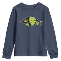 Funny Alien Youth Sweatshirt Ew People Hater Quote - Wonder Print Shop