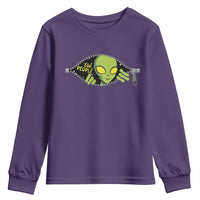 Funny Alien Youth Sweatshirt Ew People Hater Quote - Wonder Print Shop