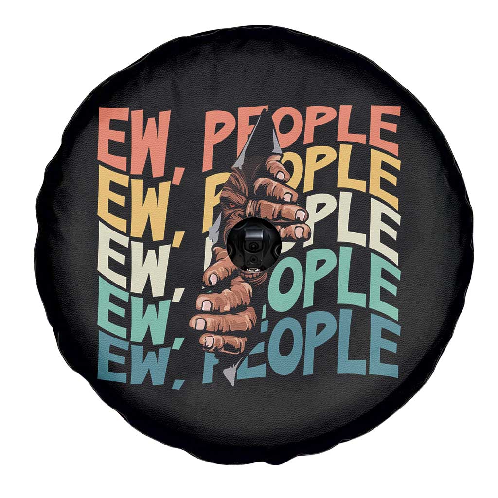 Ew People Hater Spare Tire Cover Funny Bigfoot Sarcastic Quote - Wonder Print Shop