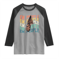 Ew People Hater Raglan Shirt Funny Bigfoot Sarcastic Quote - Wonder Print Shop