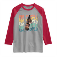Ew People Hater Raglan Shirt Funny Bigfoot Sarcastic Quote - Wonder Print Shop