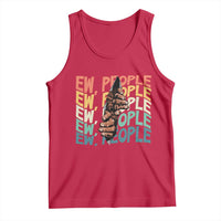 Ew People Hater Tank Top Funny Bigfoot Sarcastic Quote - Wonder Print Shop