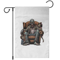 Funny #1 Dad Zombie Horror Garden Flag Halloween Family Father Gift