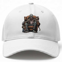 Funny #1 Dad Zombie Horror Baseball Cap Halloween Family Father Gift