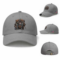 Funny #1 Dad Zombie Horror Baseball Cap Halloween Family Father Gift