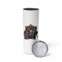 Funny #1 Dad Zombie Horror Skinny Tumbler Halloween Family Father Gift