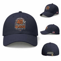 Funny 40th Birthday Mechanic Baseball Cap This Is What 40 And Playing With Blocks Looks Like