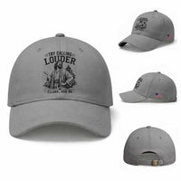 Funny Christian Elijah Faith Baseball Cap Try Calling Louder 850 BC Bible Graphic