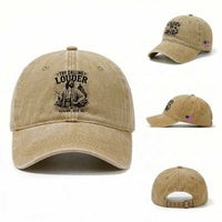 Funny Christian Elijah Faith Washed Cotton Baseball Cap Try Calling Louder 850 BC Bible Graphic