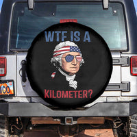 WTF is A Kilometer Spare Tire Cover Funny 4th of July Founding Father