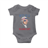 WTF is A Kilometer Baby Onesie Funny 4th of July Founding Father