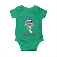 WTF is A Kilometer Baby Onesie Funny 4th of July Founding Father