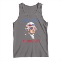 WTF is A Kilometer Tank Top Funny 4th of July Founding Father