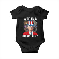 WTF is A Kilometer Baby Onesie Funny 4th of July