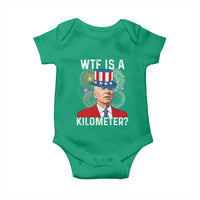 WTF is A Kilometer Baby Onesie Funny 4th of July