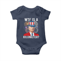 WTF is A Kilometer Baby Onesie Funny 4th of July
