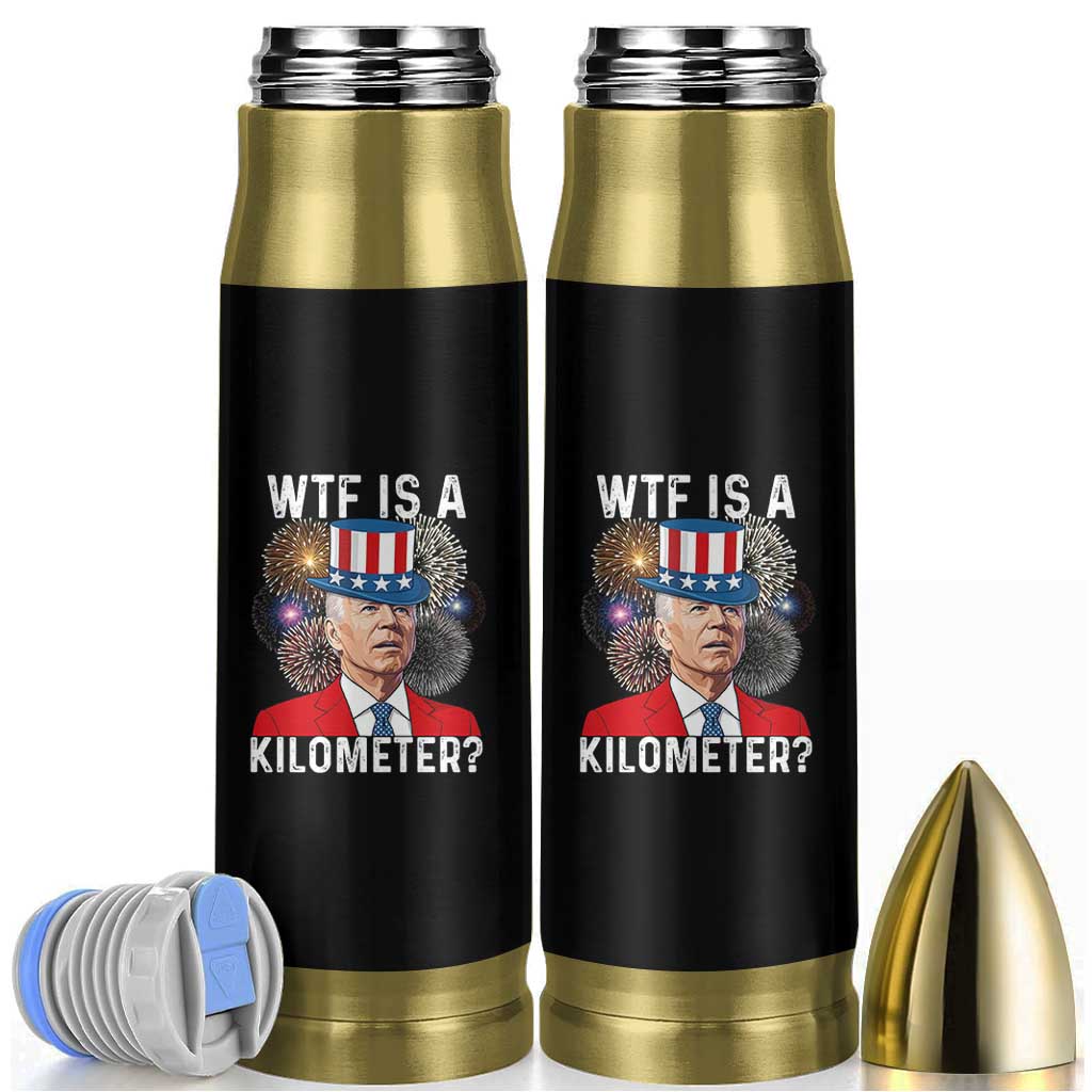 WTF is A Kilometer Bullet Tumbler Funny 4th of July