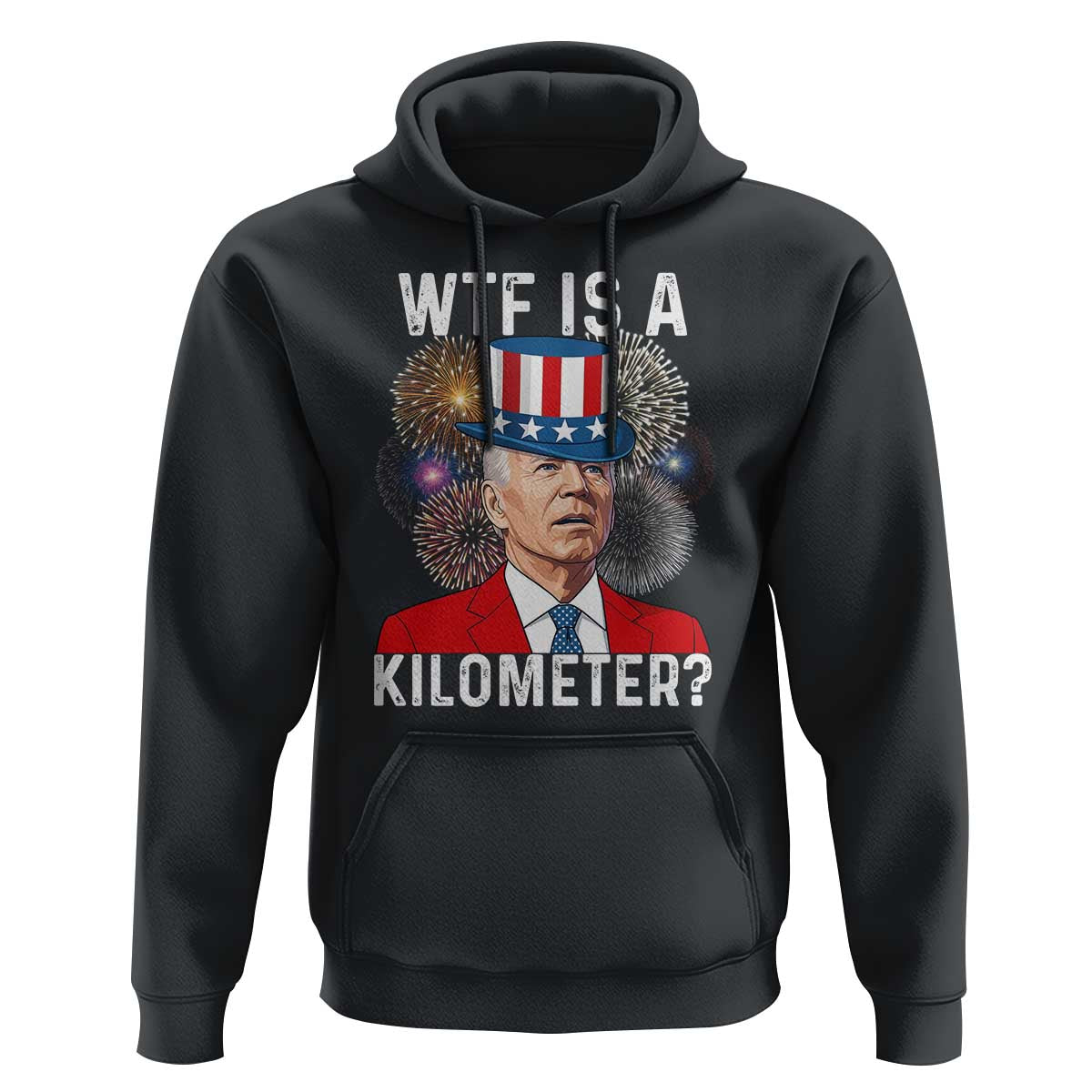WTF is A Kilometer Hoodie Funny 4th of July