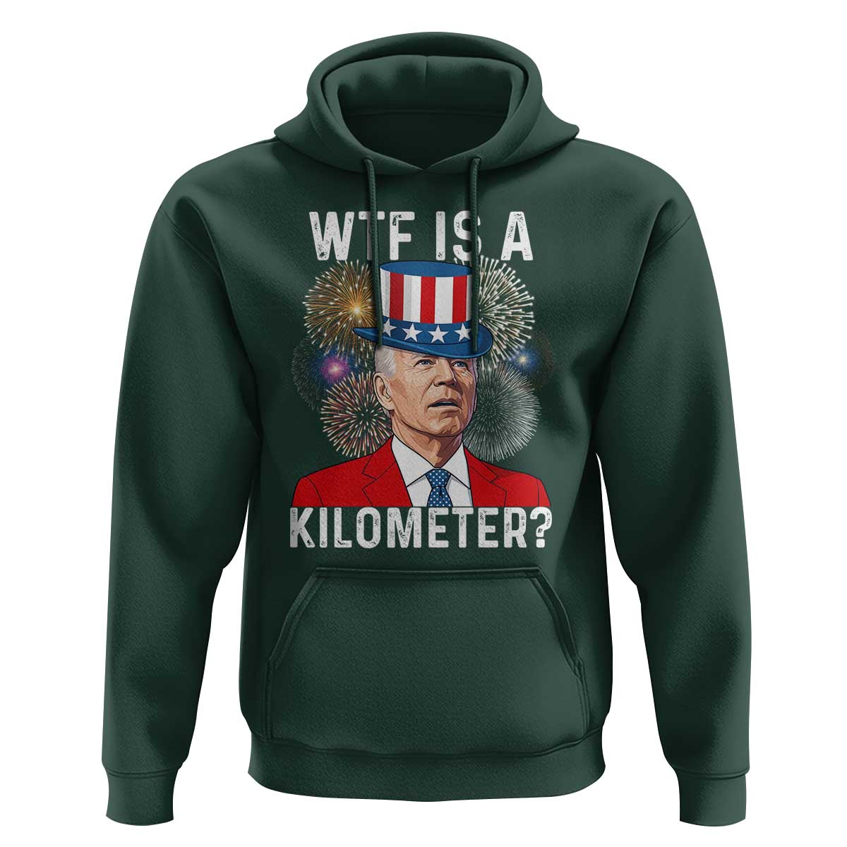 WTF is A Kilometer Hoodie Funny 4th of July