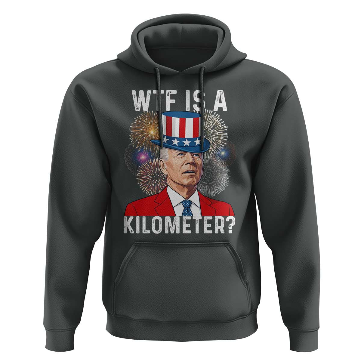 WTF is A Kilometer Hoodie Funny 4th of July