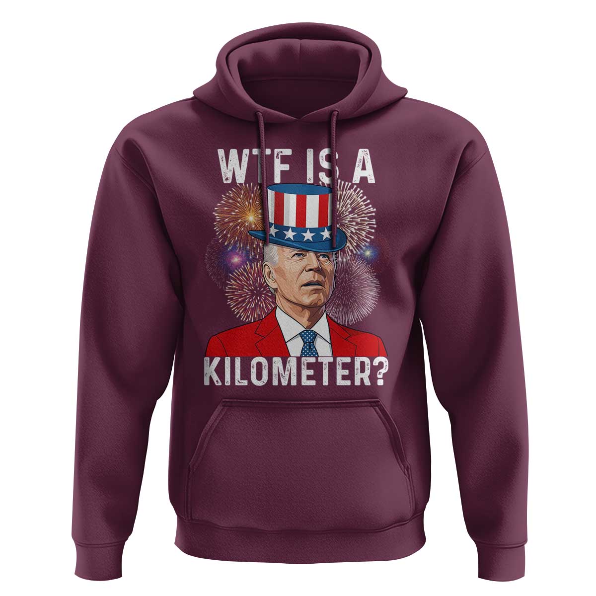 WTF is A Kilometer Hoodie Funny 4th of July