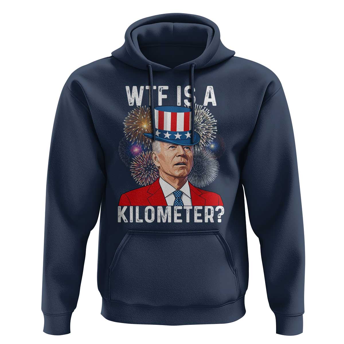 WTF is A Kilometer Hoodie Funny 4th of July