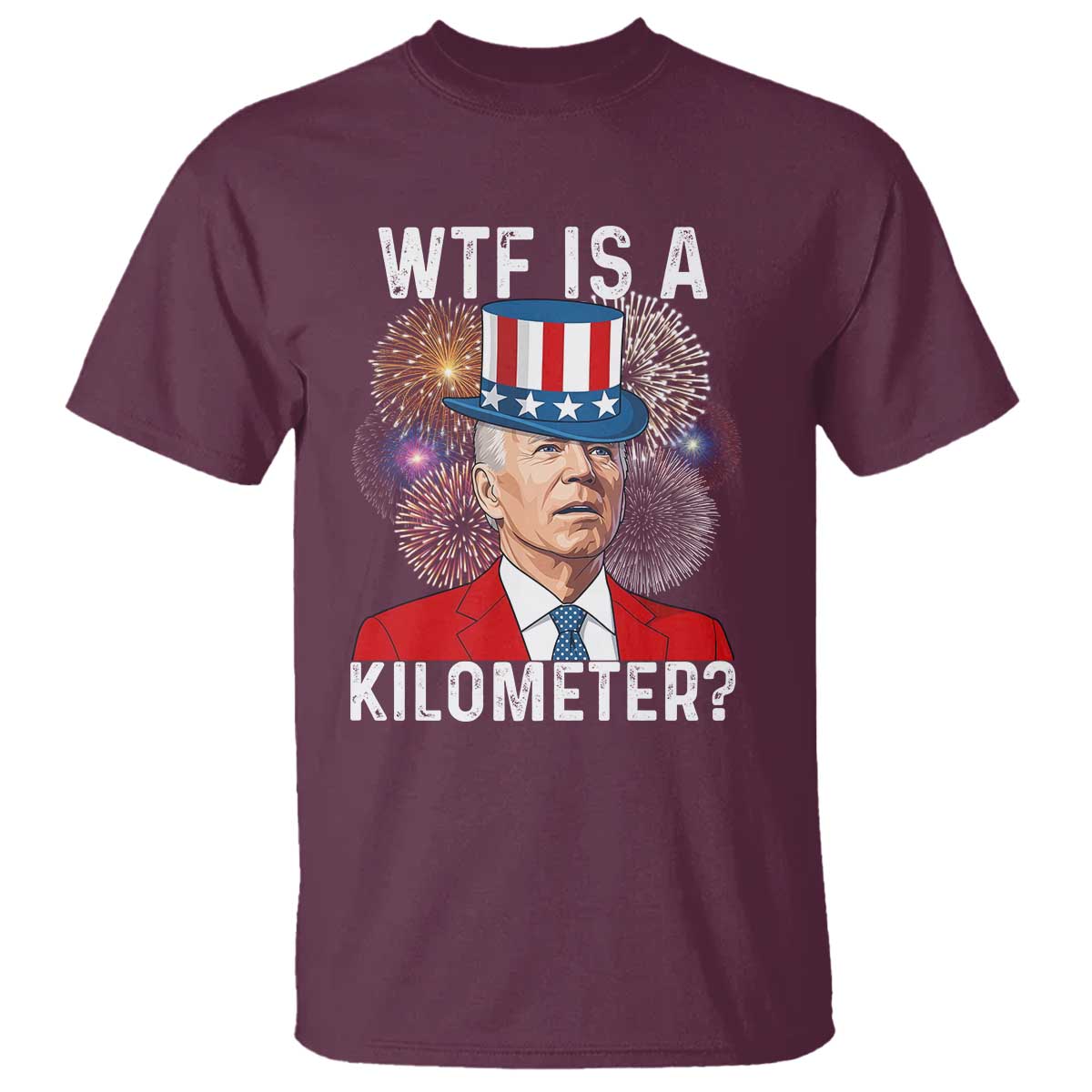 WTF is A Kilometer T Shirt Funny 4th of July