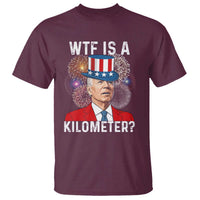WTF is A Kilometer T Shirt Funny 4th of July