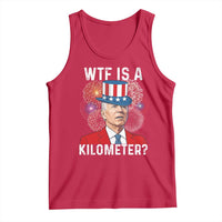 WTF is A Kilometer Tank Top Funny 4th of July