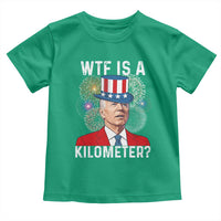 WTF is A Kilometer Toddler T Shirt Funny 4th of July