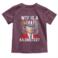 WTF is A Kilometer Toddler T Shirt Funny 4th of July